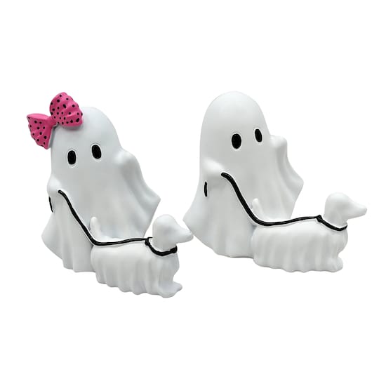 Assorted 5" Ghost with Dog Tabletop Décor, 1pc. by Ashland®